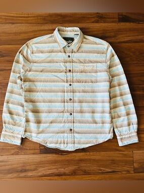 Howlers Bros Striped Men’s Long Sleeve Button Down Size Medium